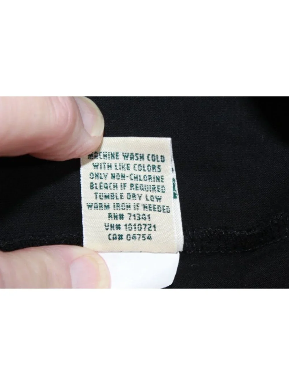 LL Bean Perfect Fit Pants Slim Black Everyday Casual Size Medium